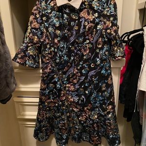 COPY - Self portrait sequin floral dress